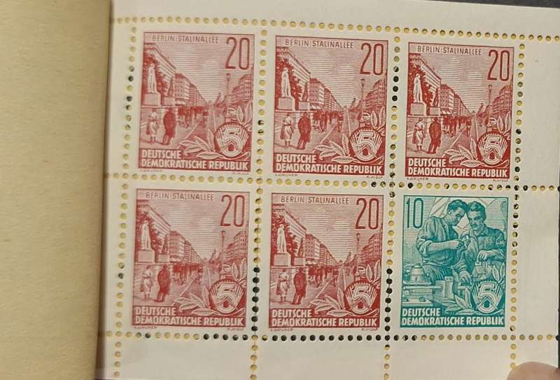 Germany 1957 Deutsche Post Gesamtwert Stamp Booklet