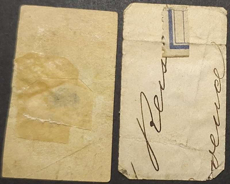 Austria Hungary 1875 and 1977 Franz Joseph I Duty Stamps Used on Paper