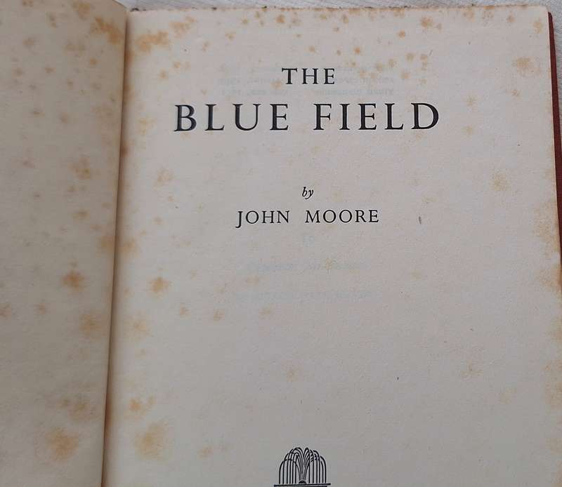 The Blue Field by John Moore Hardcover 1951 Third Impression