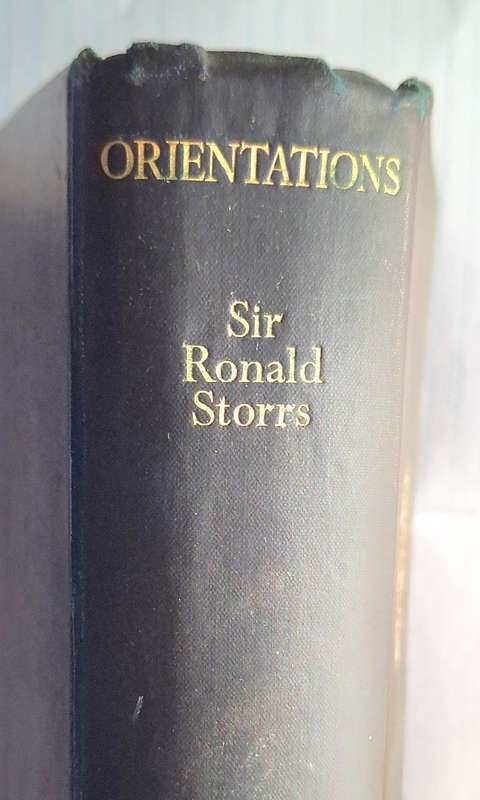 Orientations by Ronald Storrs Hardcover 1937