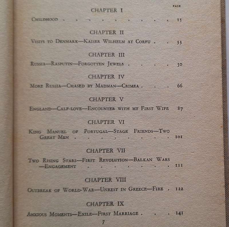 Memoirs of HRH Prince Christopher of Greece Hardcover 1938