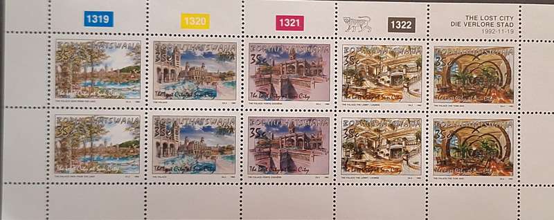 Bophuthatswana 1992 The Lost City 1 Mint Miniature Sheet