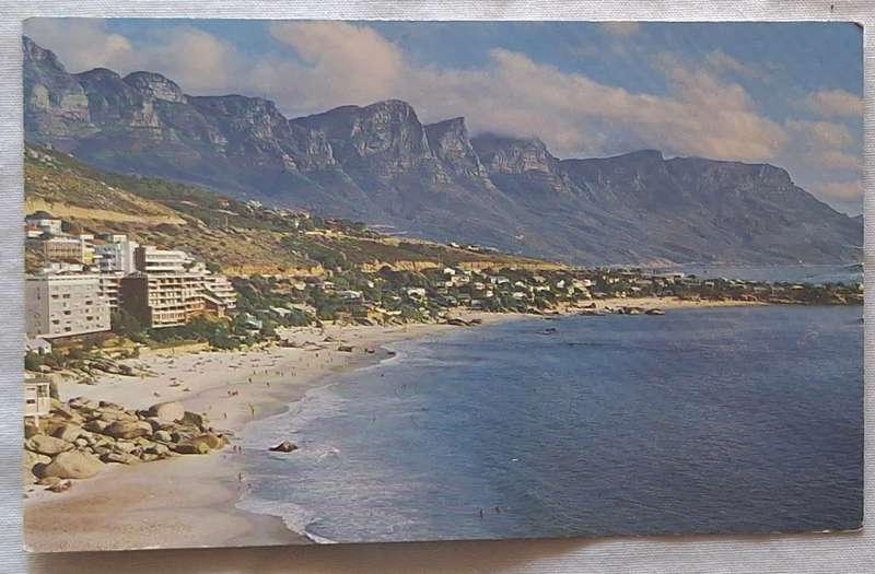 Cape of Good Hope Savings Bank Post Card of Twelve Apostles Photo by Martin Laubscher