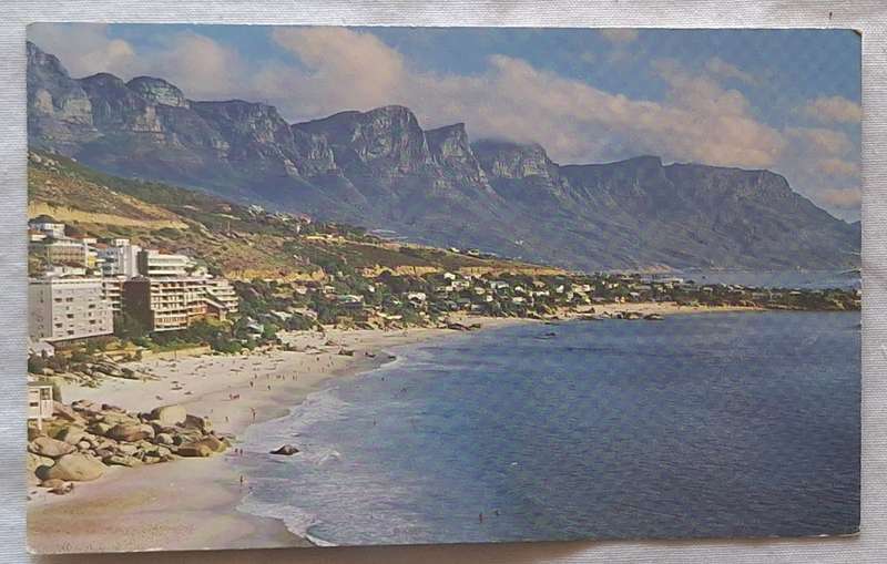 Cape of Good Hope Savings Bank Post Card of Twelve Apostles Photo by Martin Laubscher