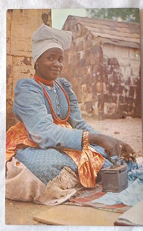 South West Africa Post Card Herero woman S.W. Photo No 1