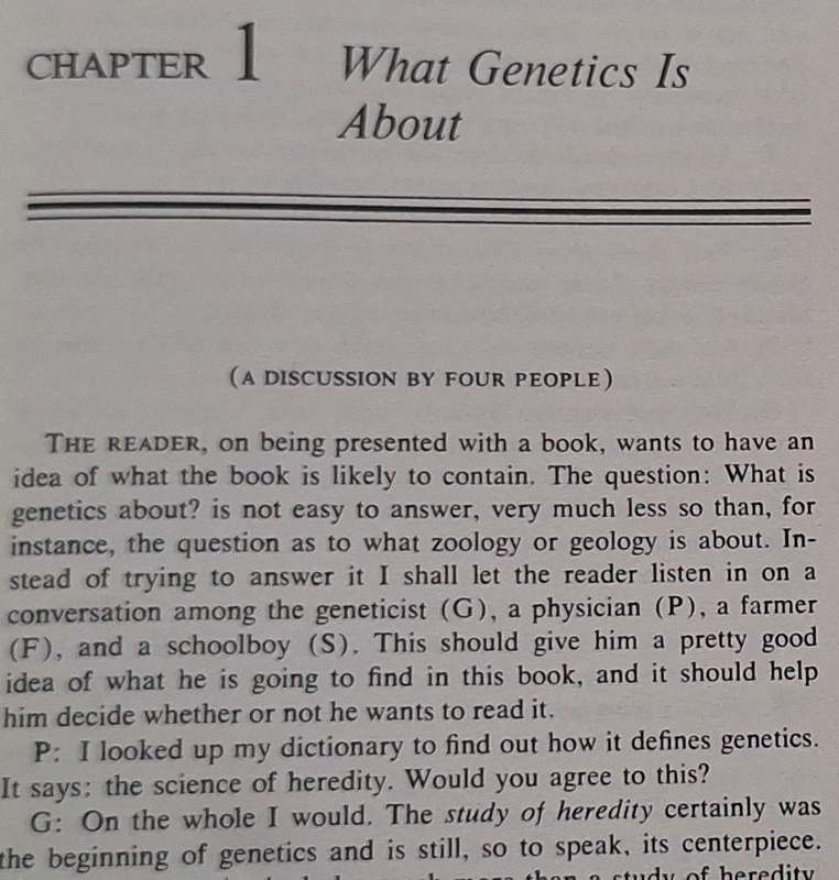 The Science of Genetics by Charlotte Auerbach Hardcover 1962