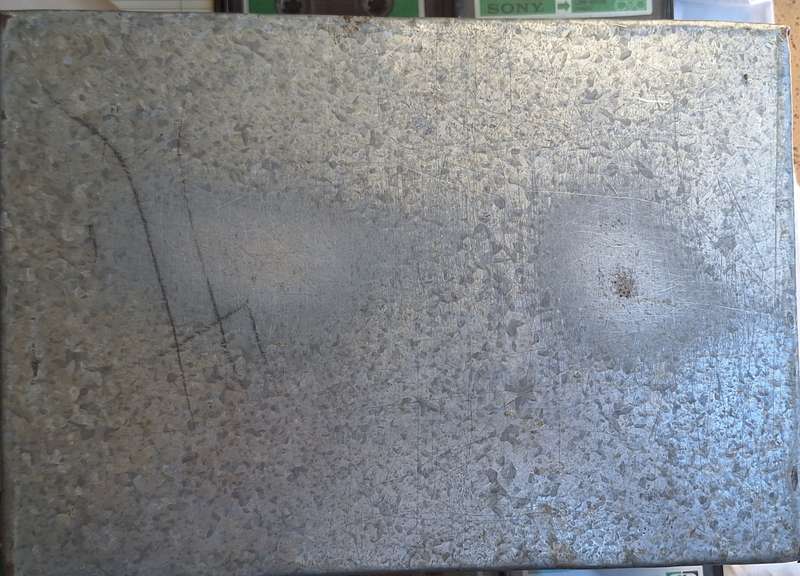 Galvanised Steel Storage Box with Hinged Lid