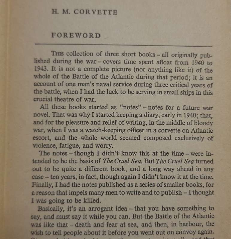 Three Corvettes by Nicholas Monsarrat Paperback