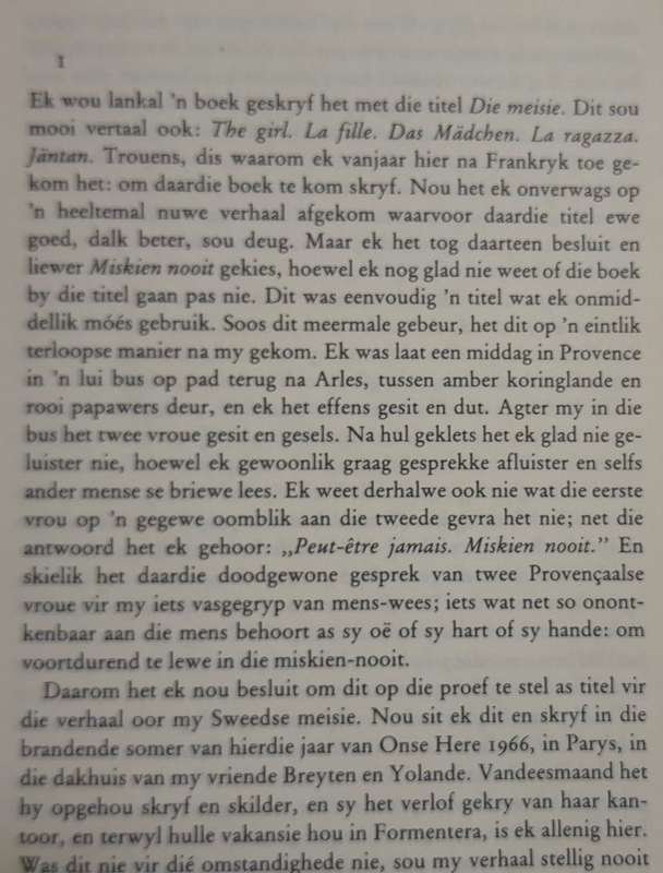 Miskien Nooit deur Andre P Brink Sagteband