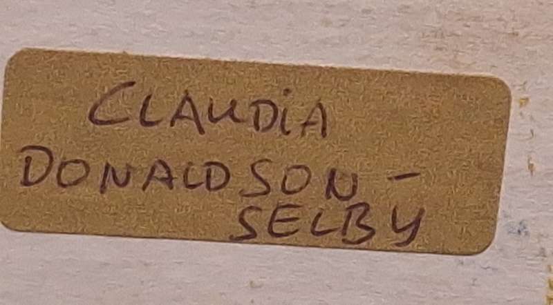 Unframed Painting on Canvas Panel by Claudia Donaldson-Selby
