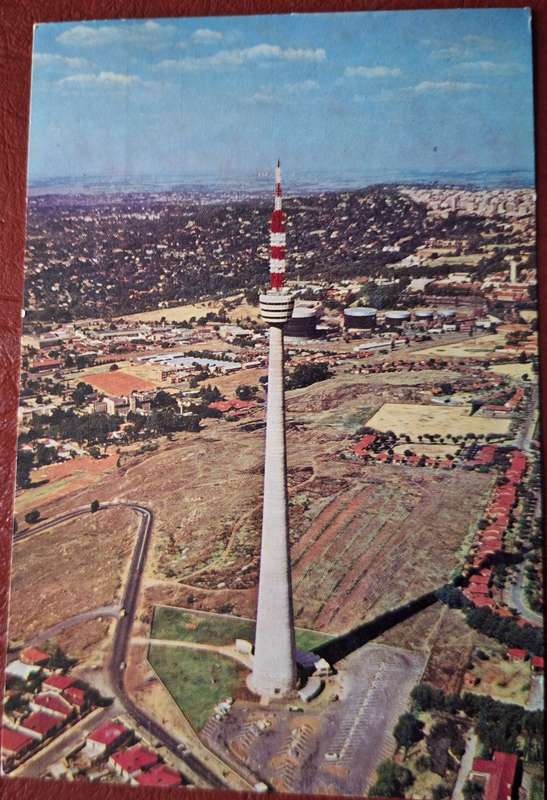 Dagbreek (H&G) JHB Post Card of Albert Hertzog Tower, Johannesburg