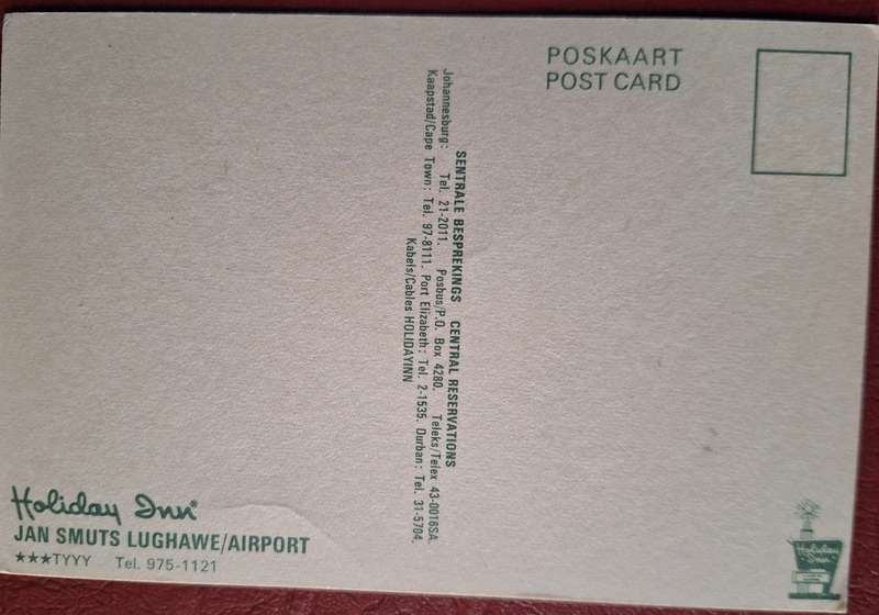 Holiday Inns Post Card