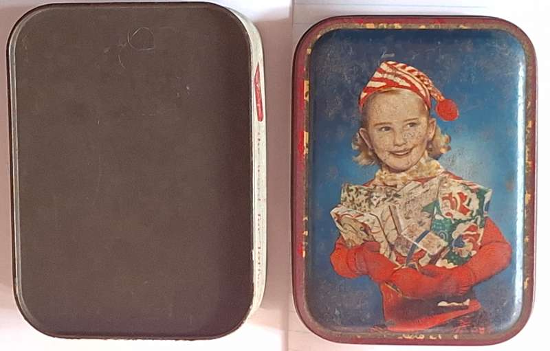 Sharp's Toffee Tin with Christmas picture
