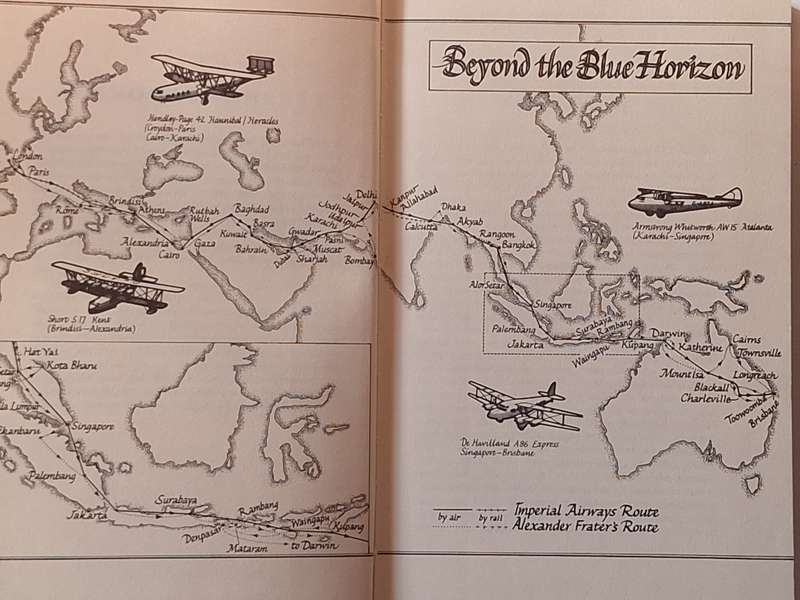 Beyond the Blue Horizon by Alexander Frater Hardcover 1986