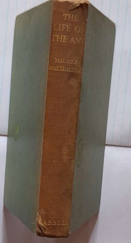 The Life of The Ant by Maurice Maeterlinck Hardcover 1930