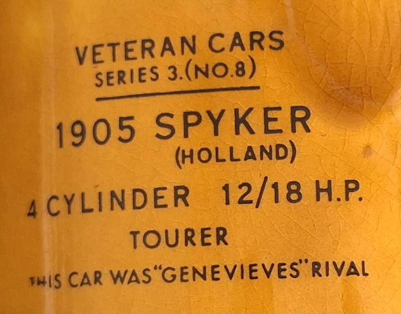 Wade Veteran Car Club Spyker Mug