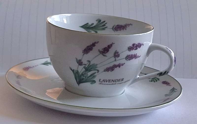 Wiesenthal Lavender Duo 300ml Cup and saucer