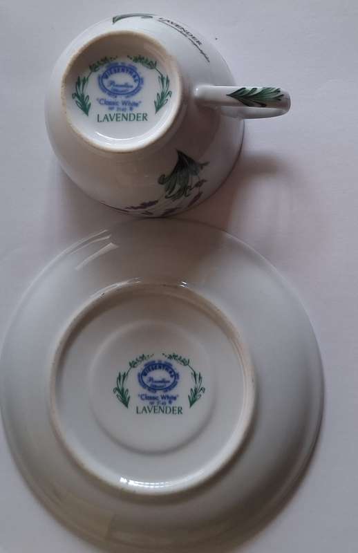 Wiesenthal Lavender Duo 300ml Cup and saucer