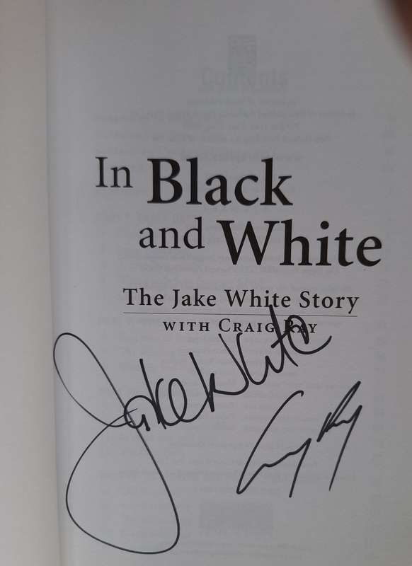 In Black and White (The Jake White Story) with Craig Ray Paperback Signed Copy