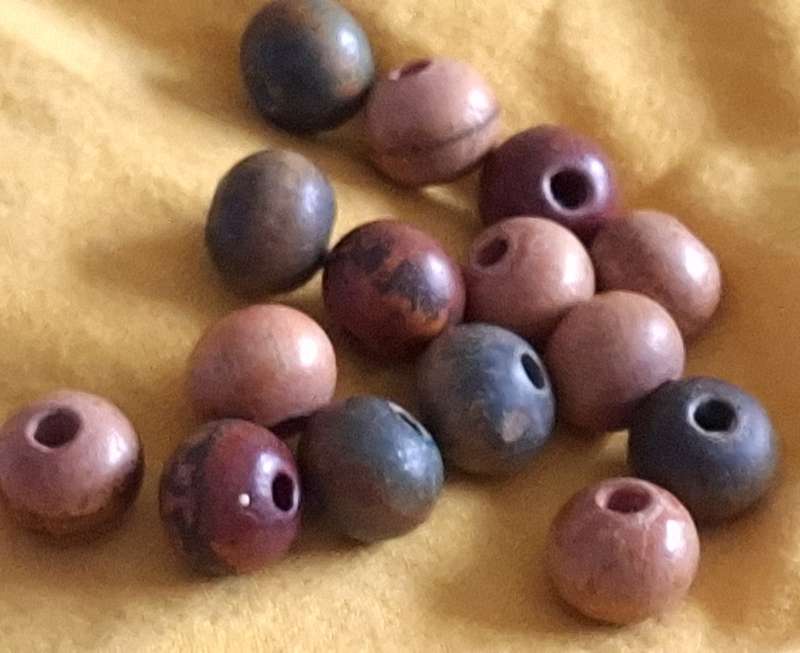 Wooden Beads (55 in Packet)