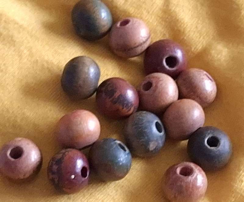 Wooden Beads (55 in Packet)