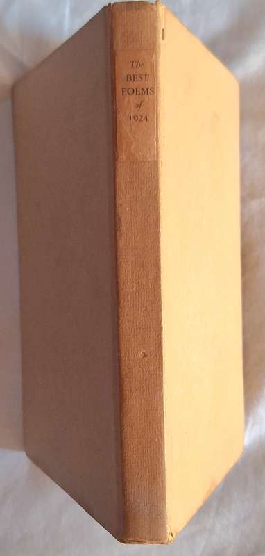The Best Poems of 1924 Selected by Thomas Moult Hardcover
