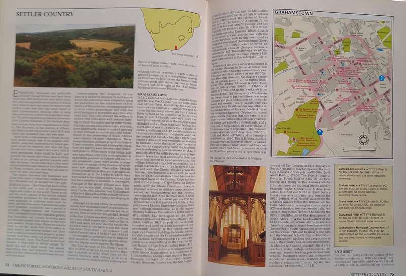 The Pictorial Motoring Atlas of South Africa by Maxwell Leigh Hardcover 1987