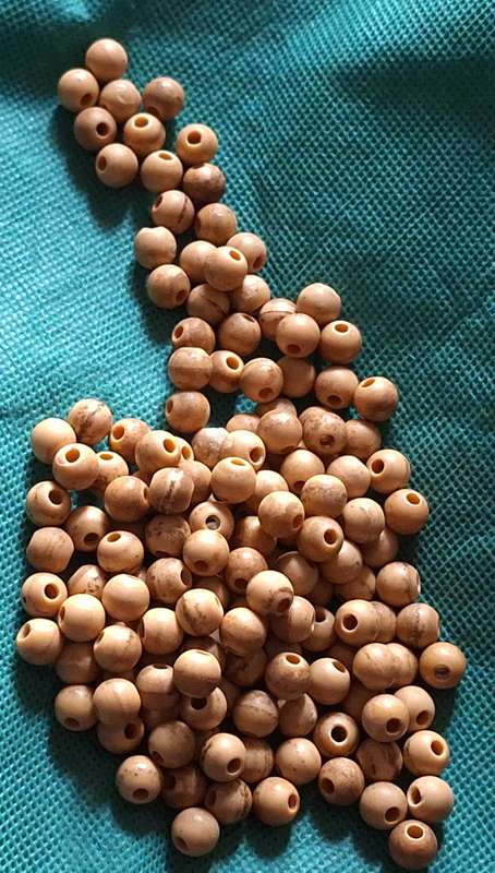 Beads 8mm Approx 150 in packet