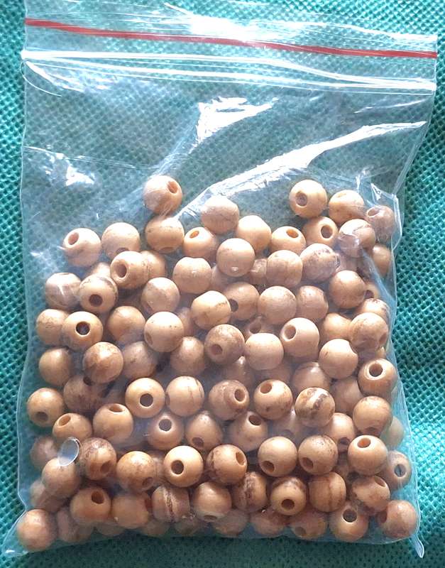 Beads 8mm Approx 150 in packet