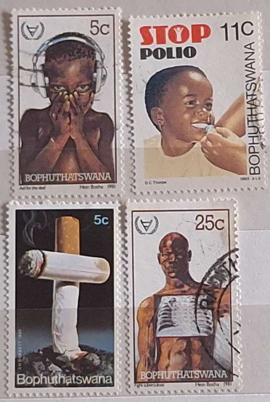Bophuthatswana Mixed Lot of 4 Used stamps
