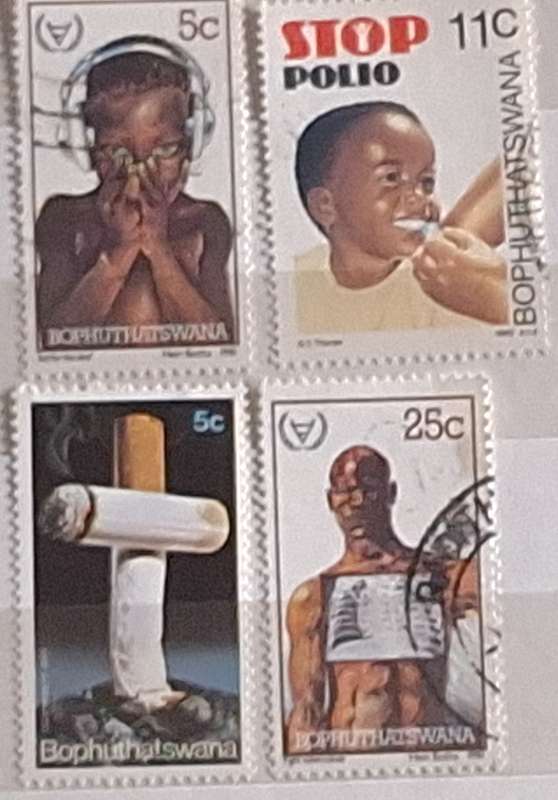 Bophuthatswana Mixed Lot of 4 Used stamps