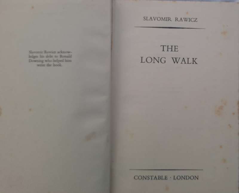The Long Walk by Slavomir Rawicz Hardcover