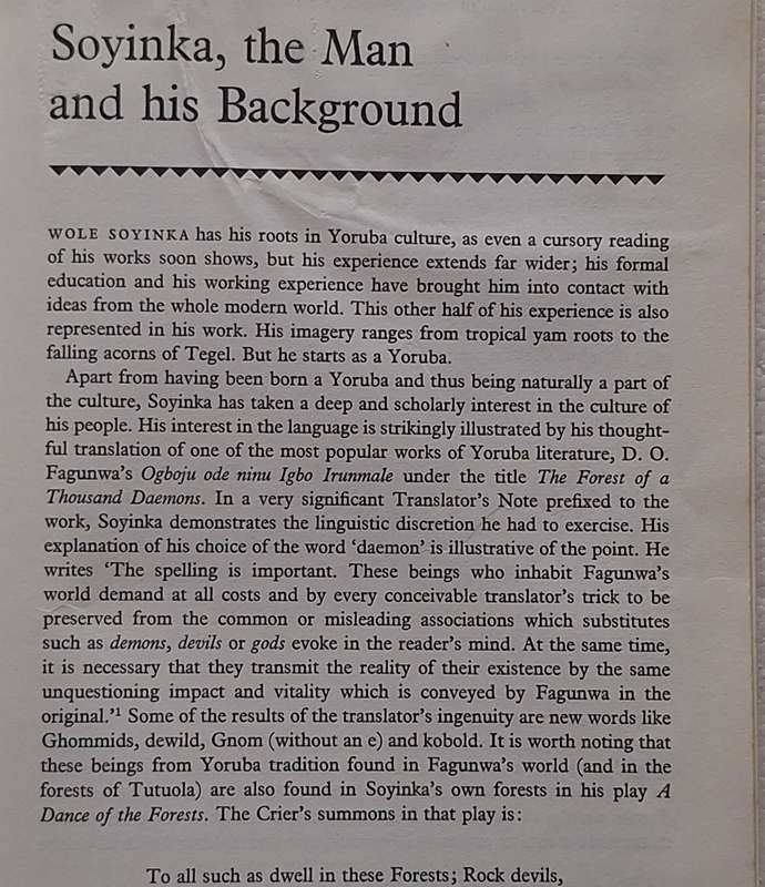 The Writing of Wole Soyinka by Eldred Durosimi Jones Paperback
