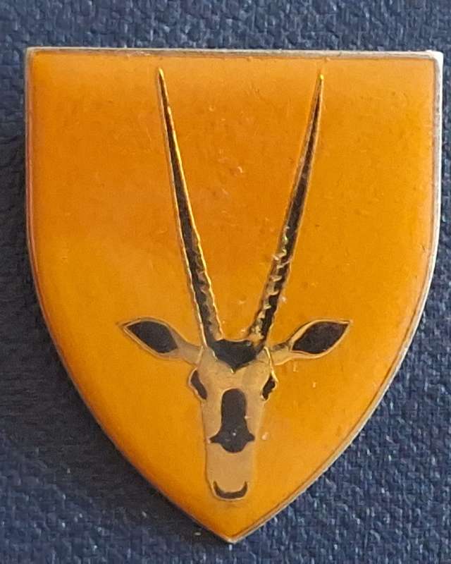 SADF 8 SA Infantry Battalion Metal Flash (Darker Brown Type)