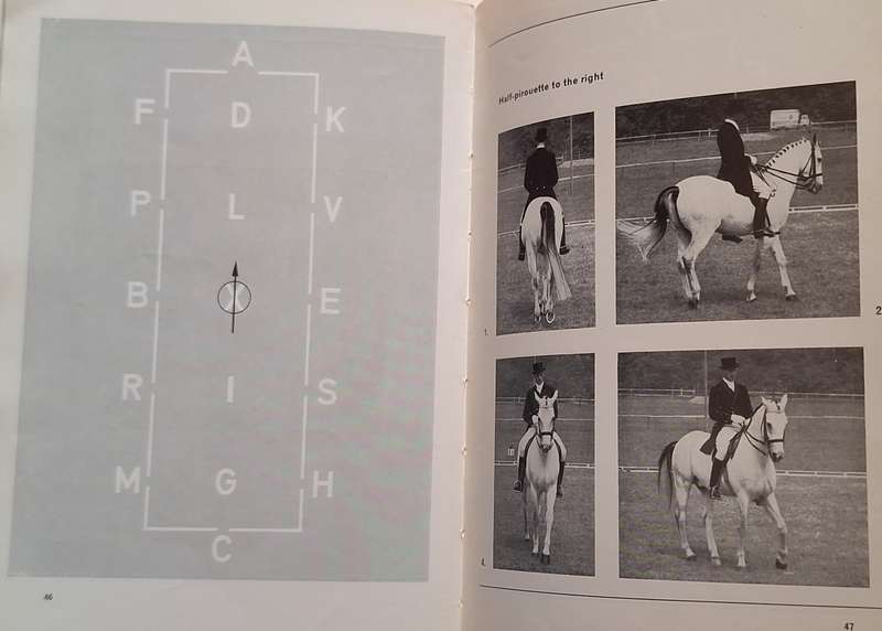 The Olympic Dressage Test in Pictures by Gregor de Romaszkan (uncorrected proof copy) Soft cover