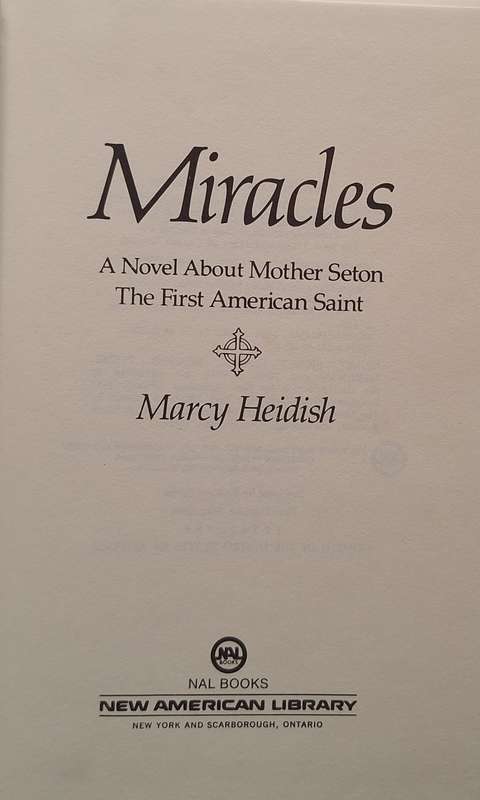 Miracles by Marcy Heidish Hardcover 1984