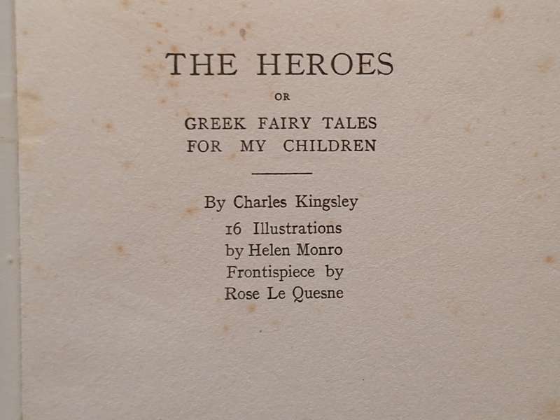 The Heroes by Charles Kingsley Hardcover
