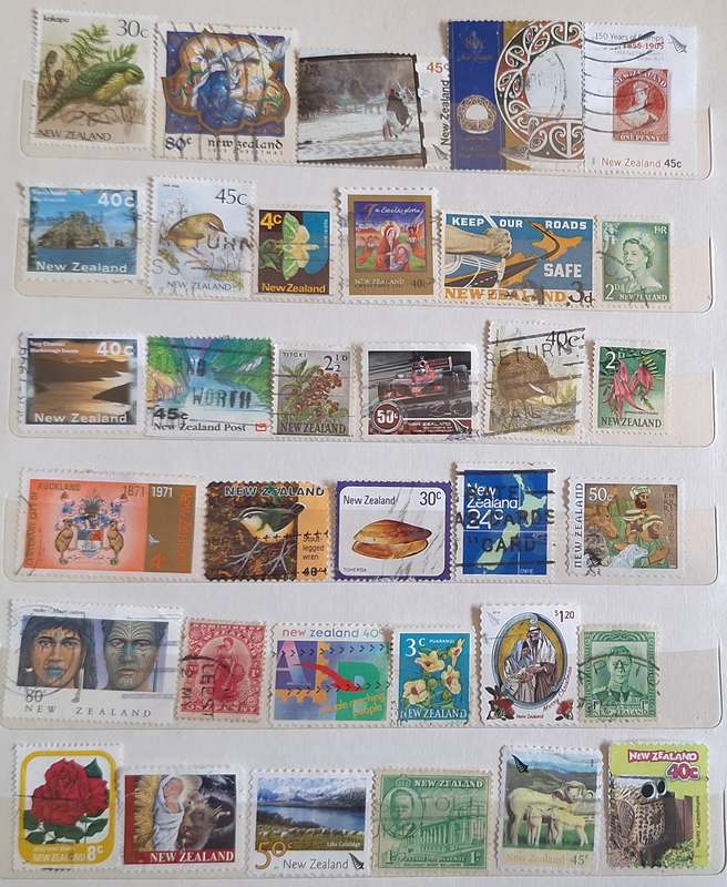 New Zealand Mixed Lot 34 Used stamps