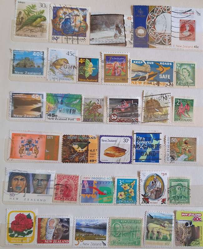 New Zealand Mixed Lot 34 Used stamps