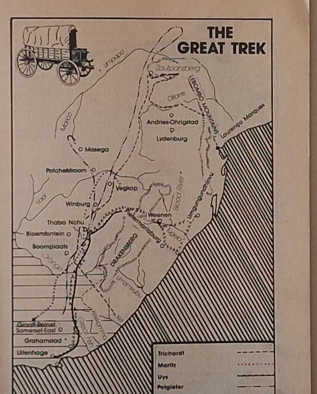 The Great Trek by N Labuschagne 1988 24 page Booklet