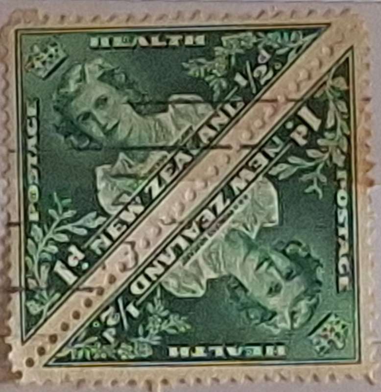 New Zealand 1943 Health Issue 1d Pair Used stamps