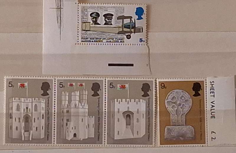 GB Mixed Lot of 5 Mint stamps