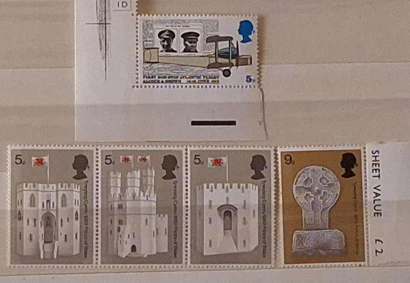 GB Mixed Lot of 5 Mint stamps