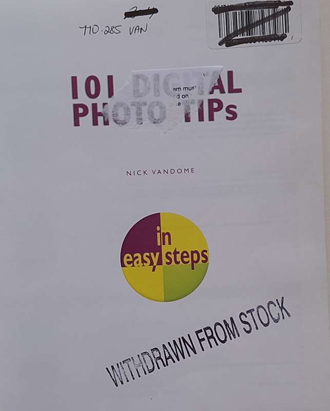 101 Digital Photo Tips in Easy Steps by Nick Vandome Paperback