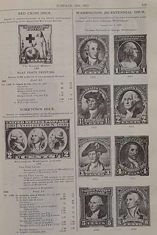 Scott's United States Stamp Catalogue Specialized Hardcover 1962 Fortieth Edition