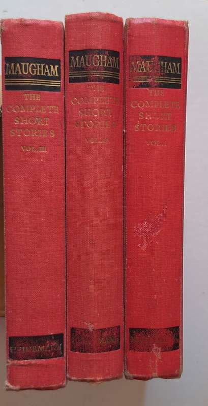The Complete Short Stories of W Somerset Maugham Vols  1 11 and 111 Hardcover 1959