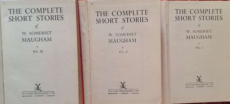 The Complete Short Stories of W Somerset Maugham Vols  1 11 and 111 Hardcover 1959