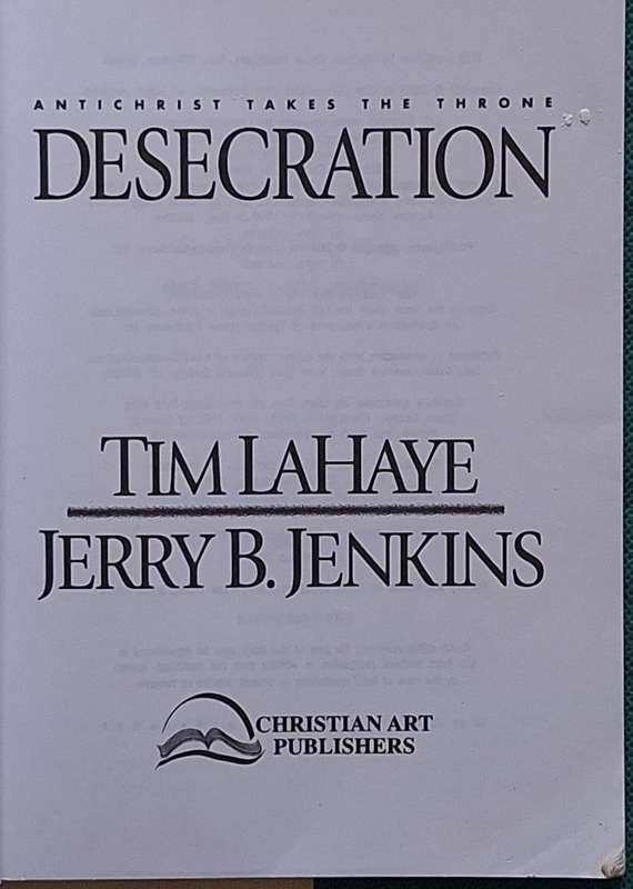 Desecration by Tim LaHaye and Jerry B Jenkins Paperback