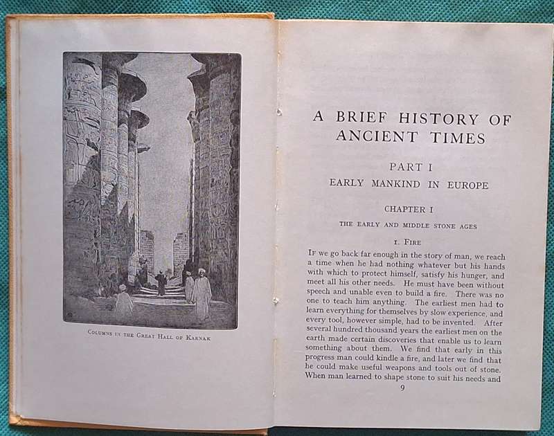 A Brief History of Ancient Times by J H Breasted Edited by W H Jones Hardcover Revised Edition
