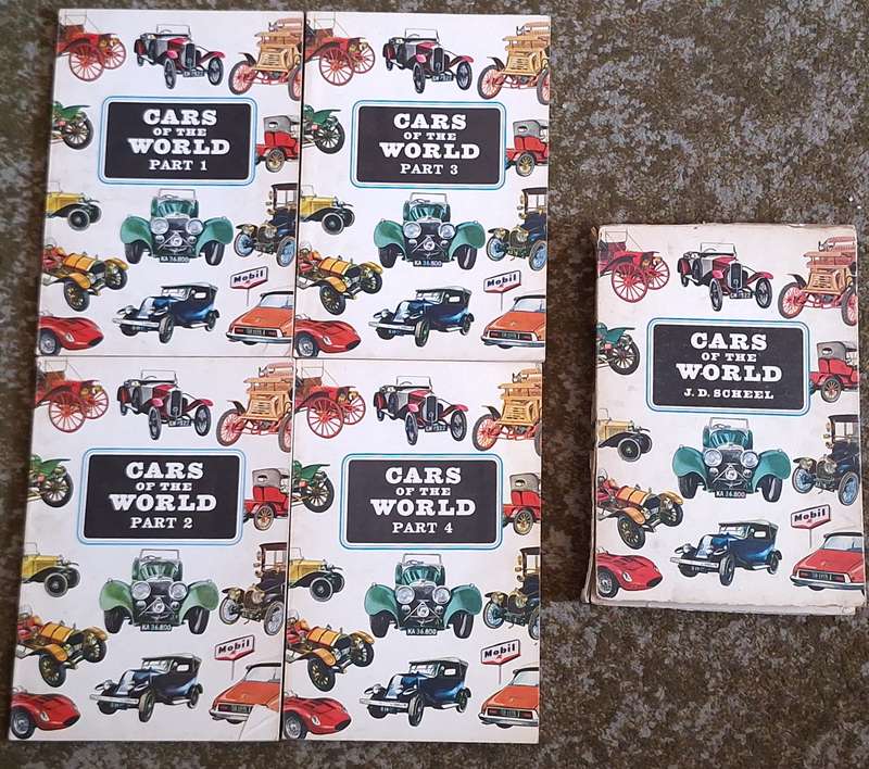 Cars of the World by J D Scheel Set of 4 Boxed